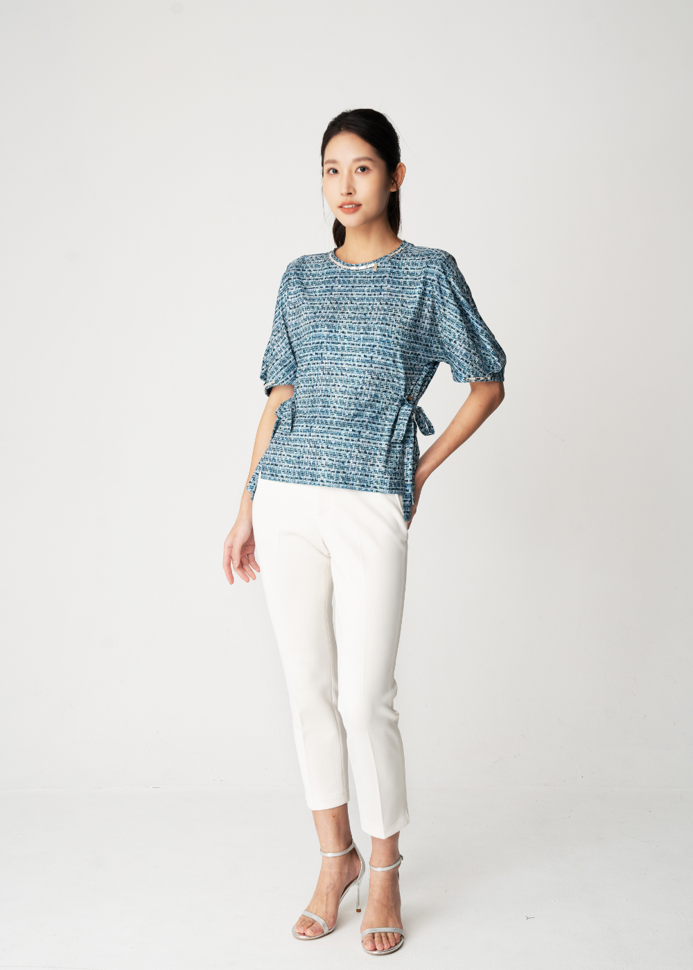 Antiviral Chiffon Primo Ribbon Top Diamante (PTM) – Ocean Tweed