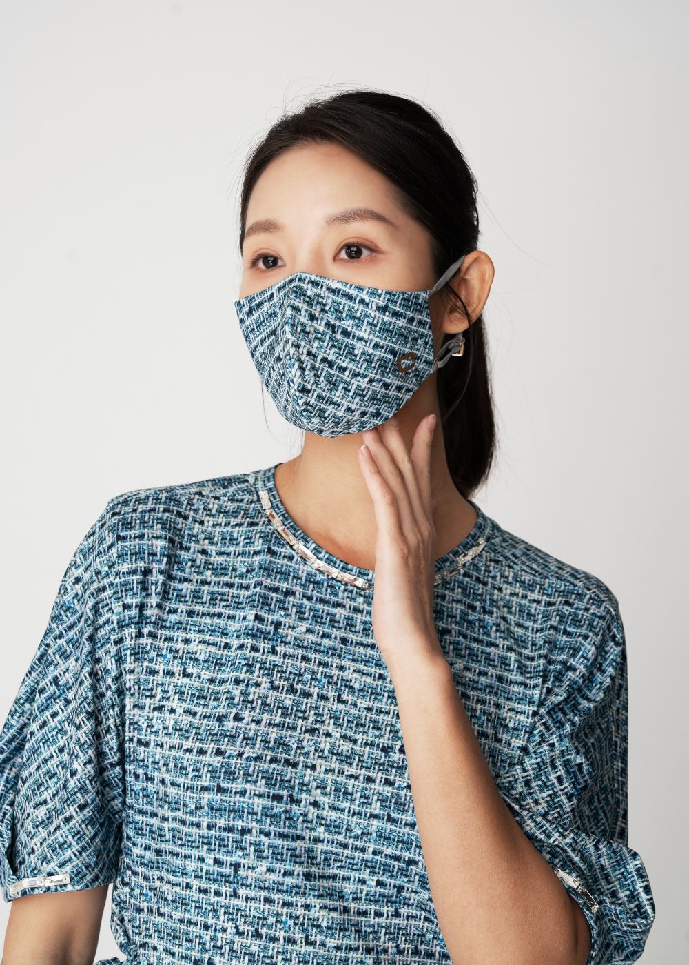 Antiviral Chiffon Primo Ribbon Top Diamante (PTM) – Ocean Tweed