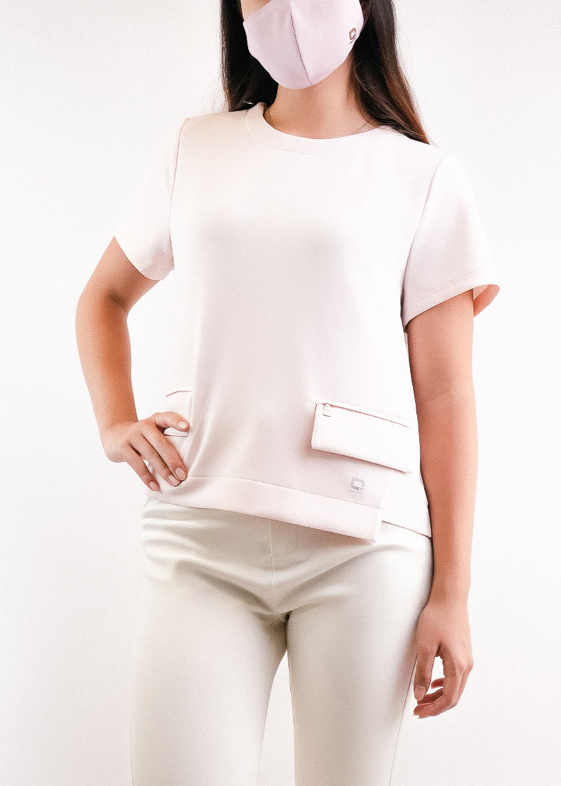 Antiviral Soft Zipper Posh Top