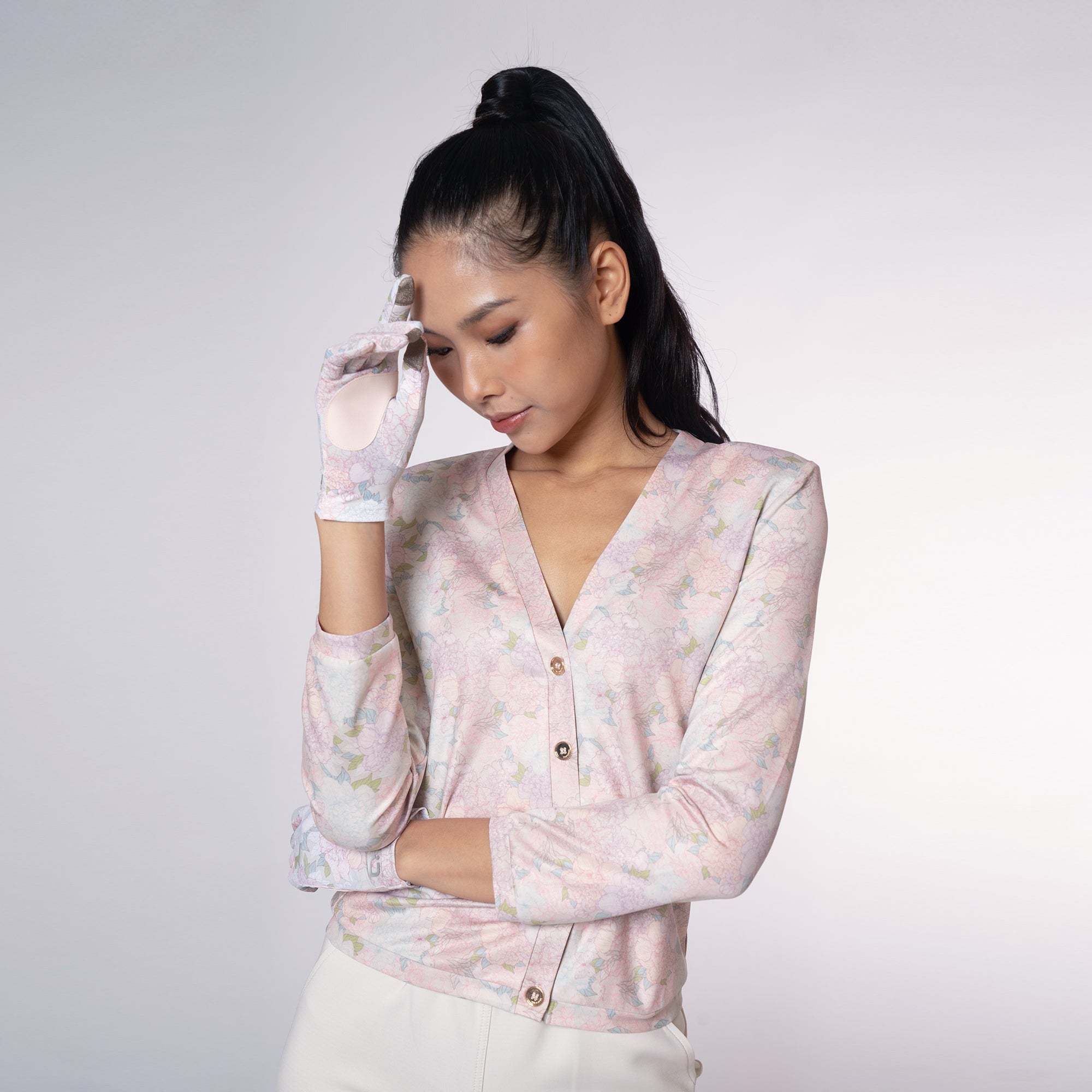 Antiviral Soft Teen Cardigan – Dreamy Bloom