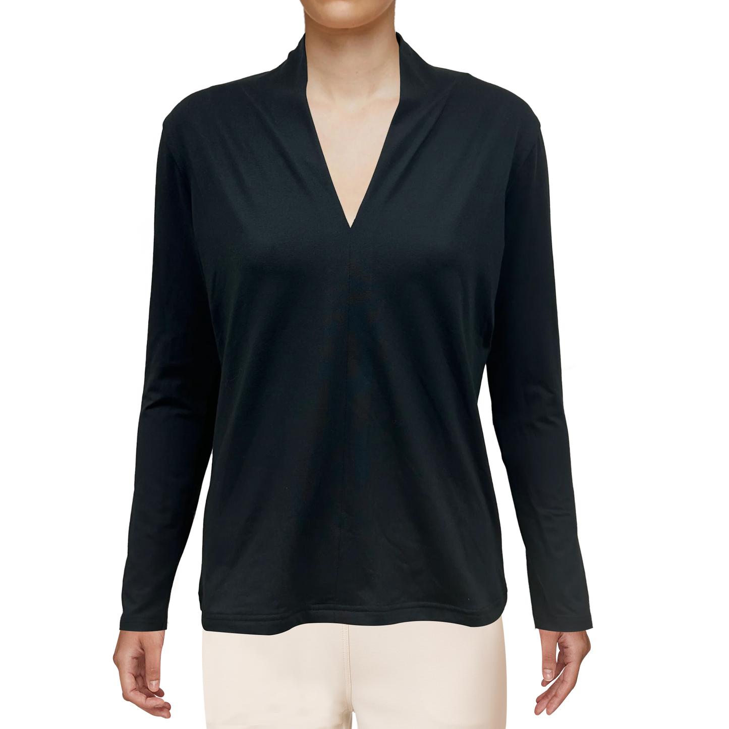W's Vertex Chiffon Body Fit V-Neck