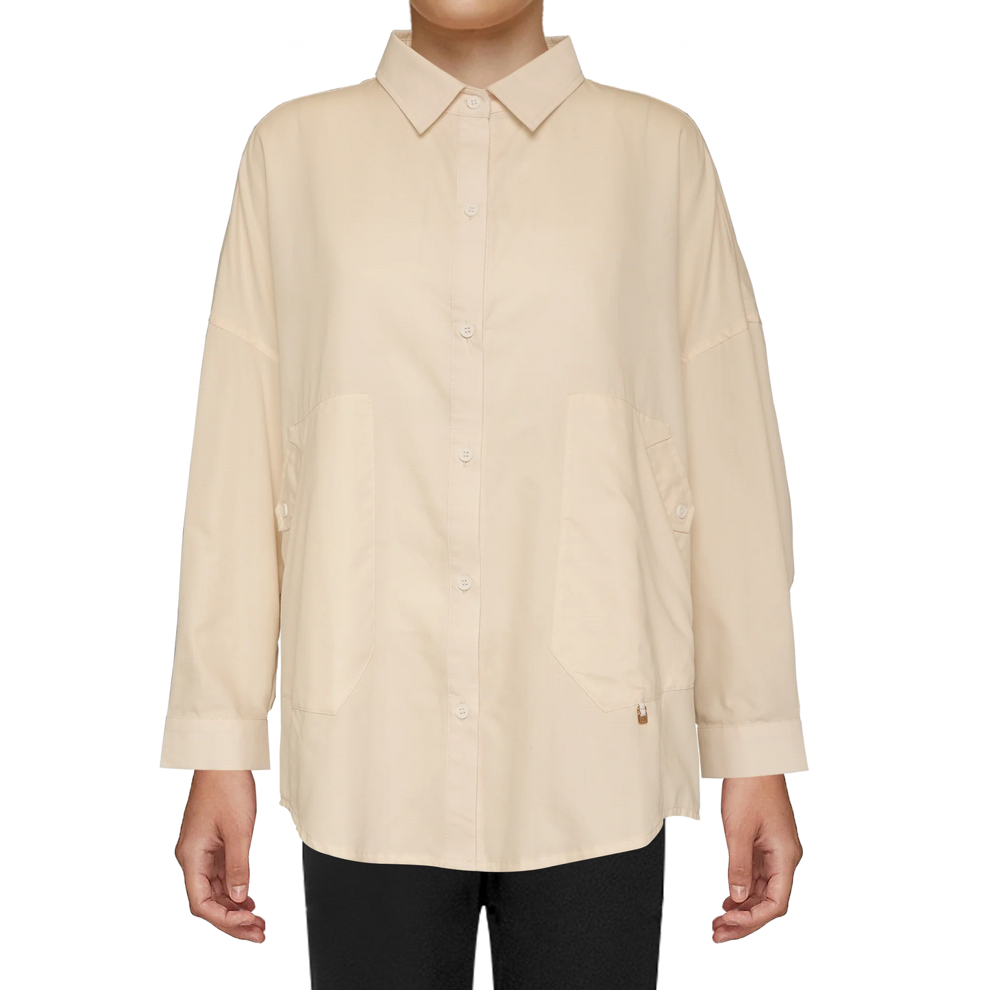 W's Vertex Cotton Oversize Shirt – Solids
