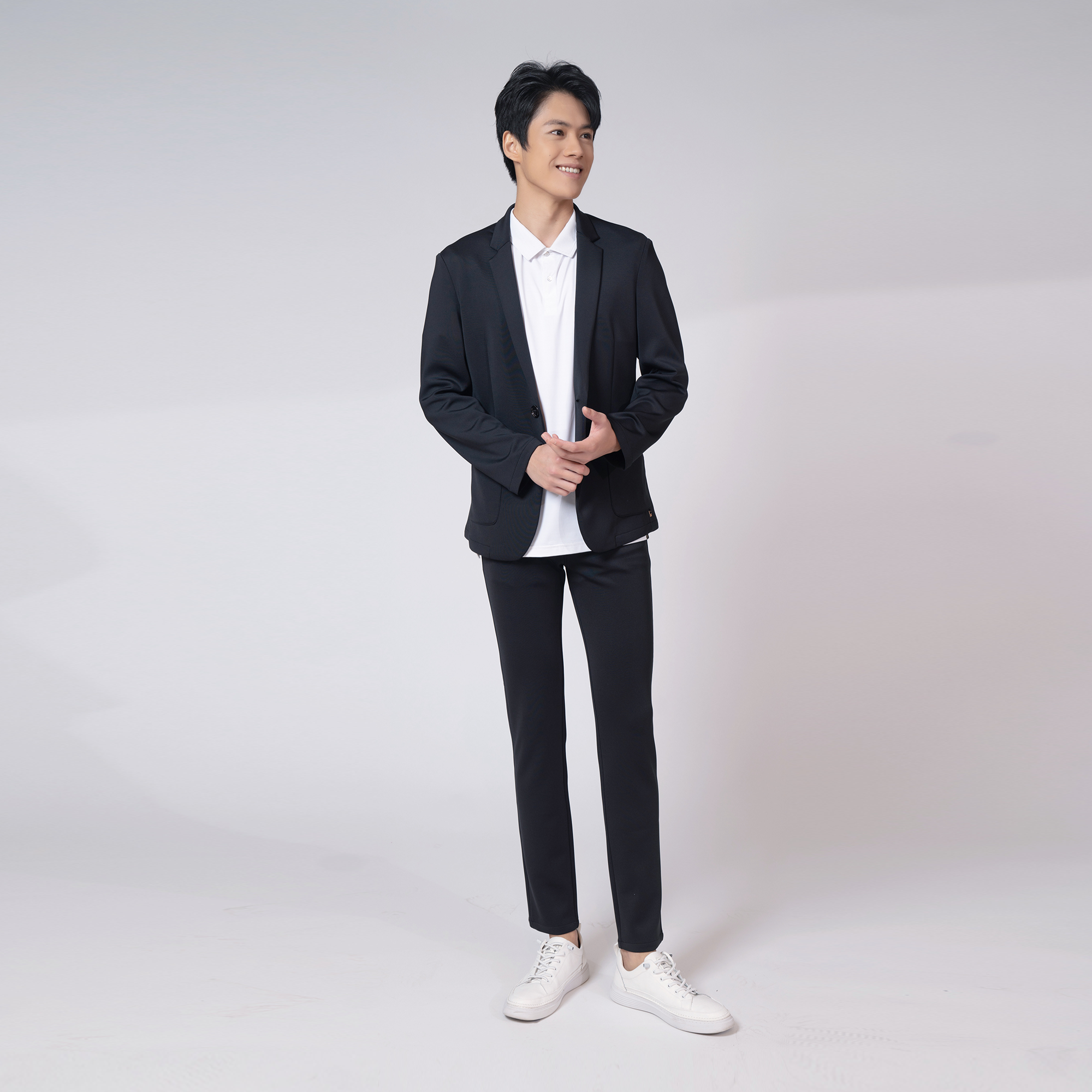 男裝銀織滅毒 Julian 修身褲