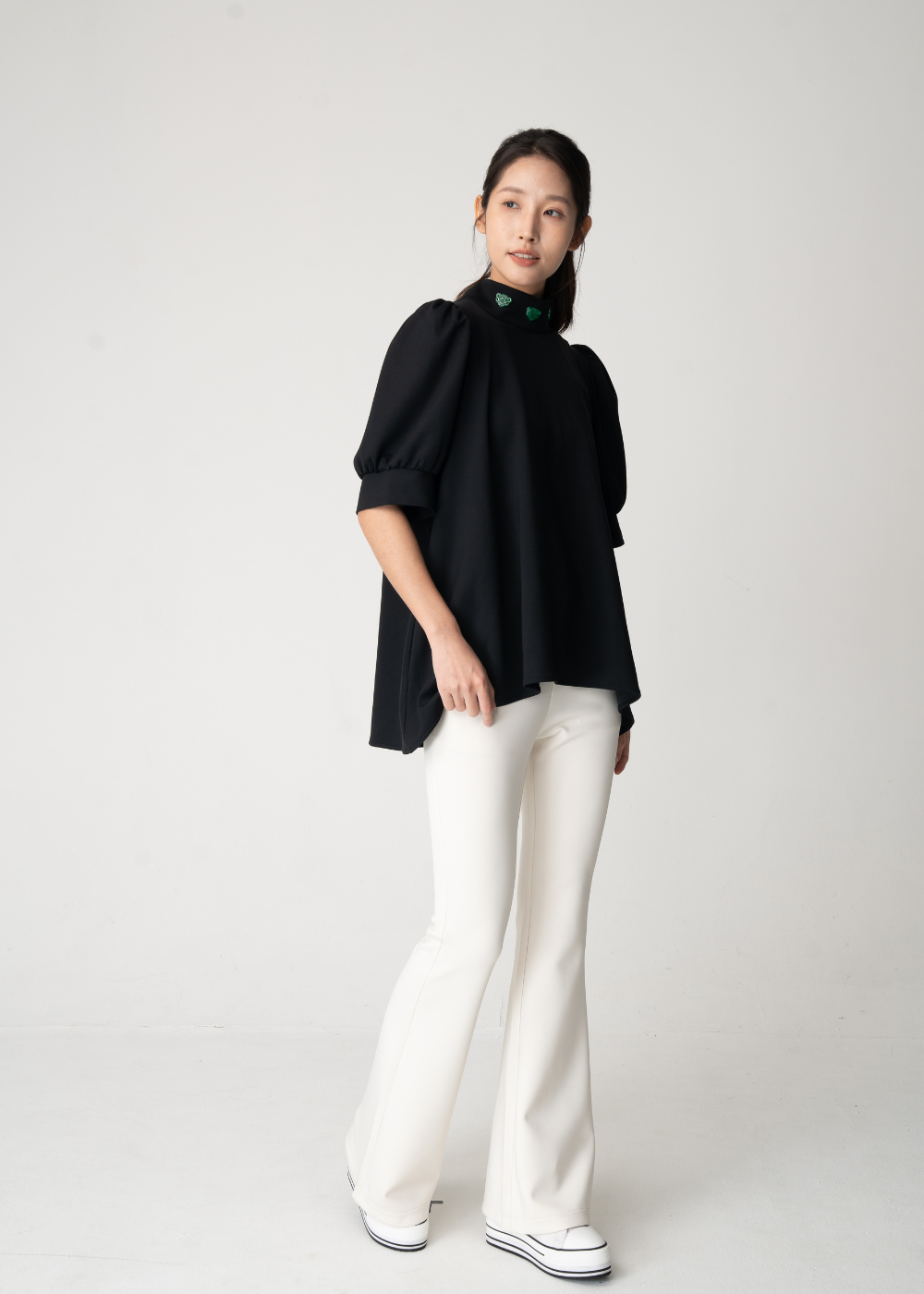Women's Antiviral Soft Fancy Ribbon Top – Chin Club
