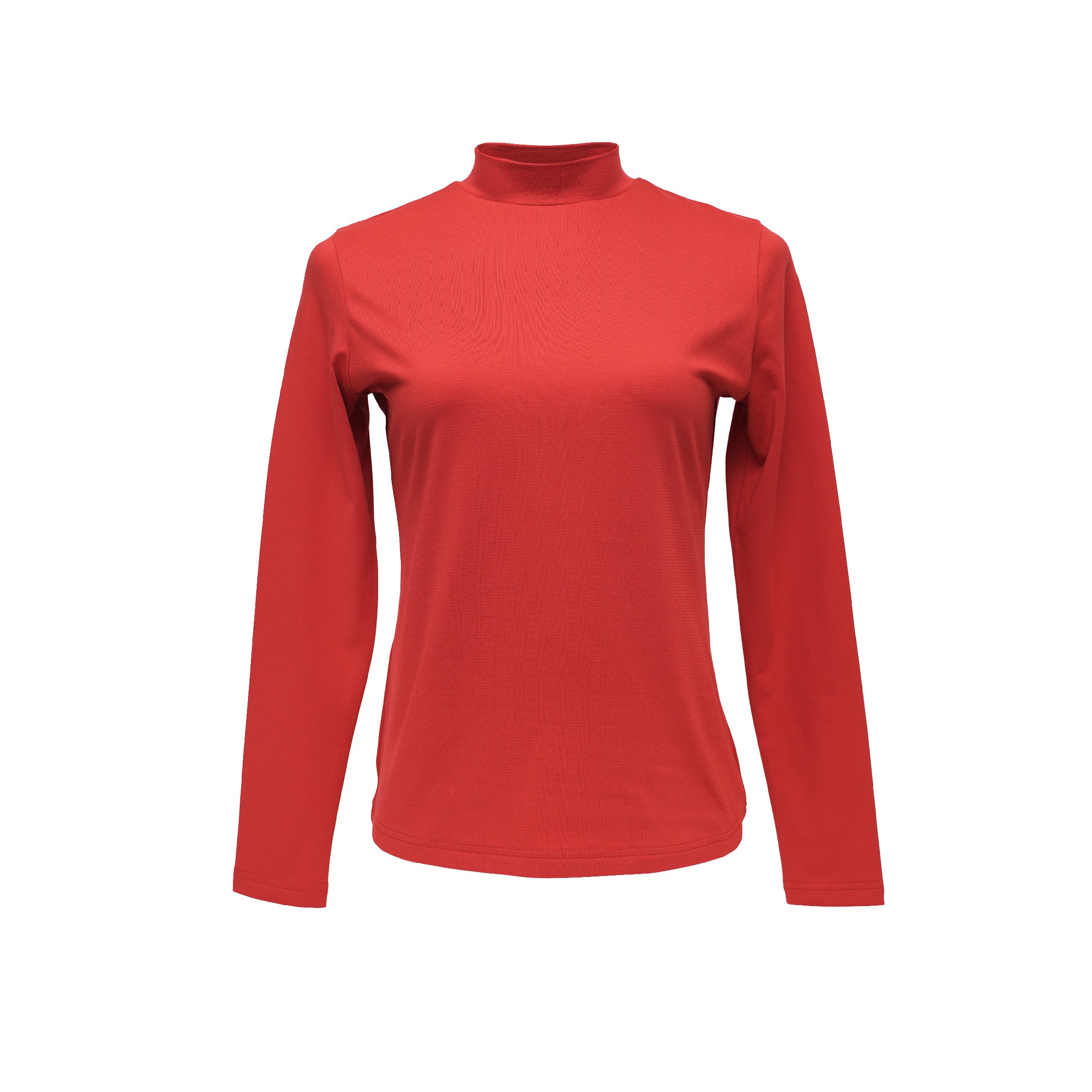 MMZ Antiviral Chiffon Mock Neck Top