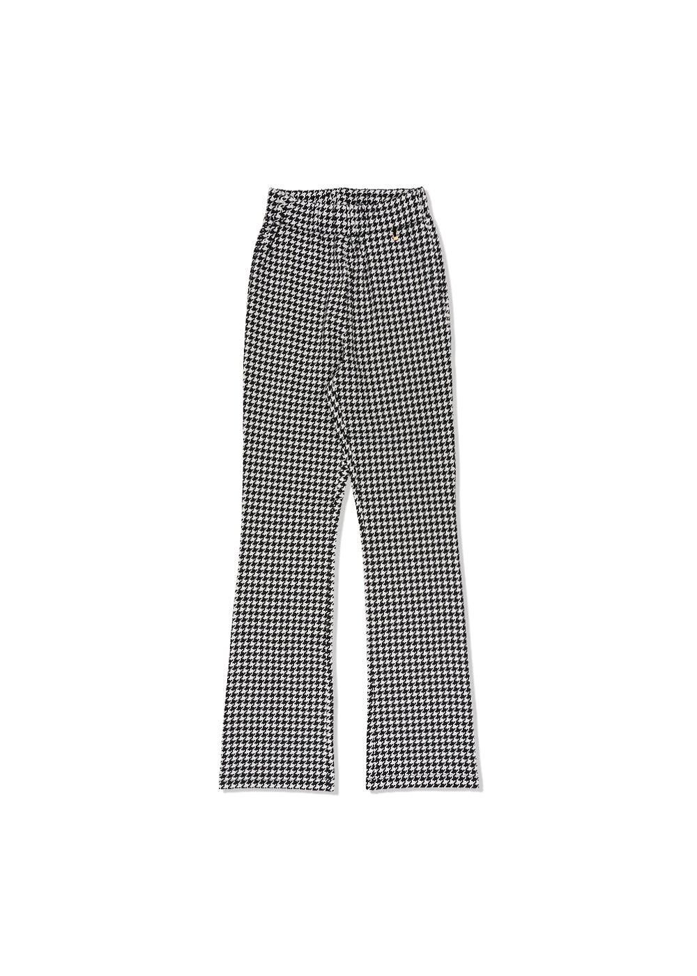 銀織滅毒 靴型褲 – Houndstooth BW