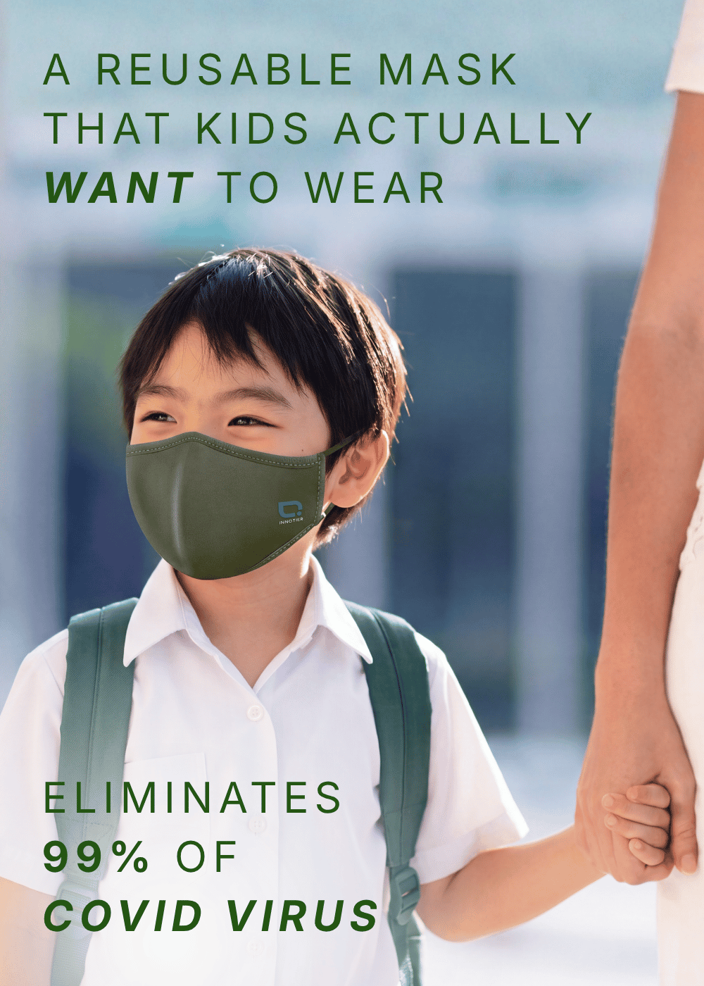 K's Antiviral Reusable SXM99 InnoShield Mask