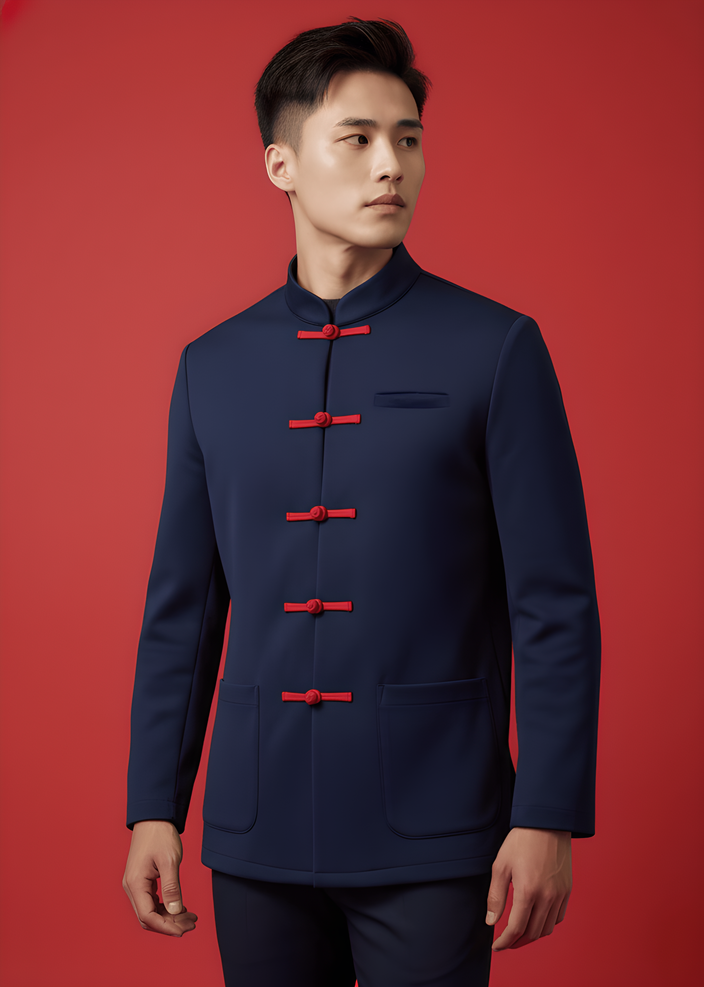 Antiviral M Soft Chinese Blazer