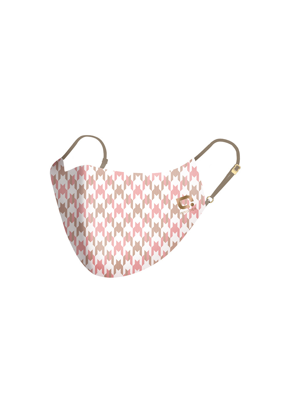 銀織滅毒 可重用口罩 InnoShield TXM99 – Strawberry Houndstooth