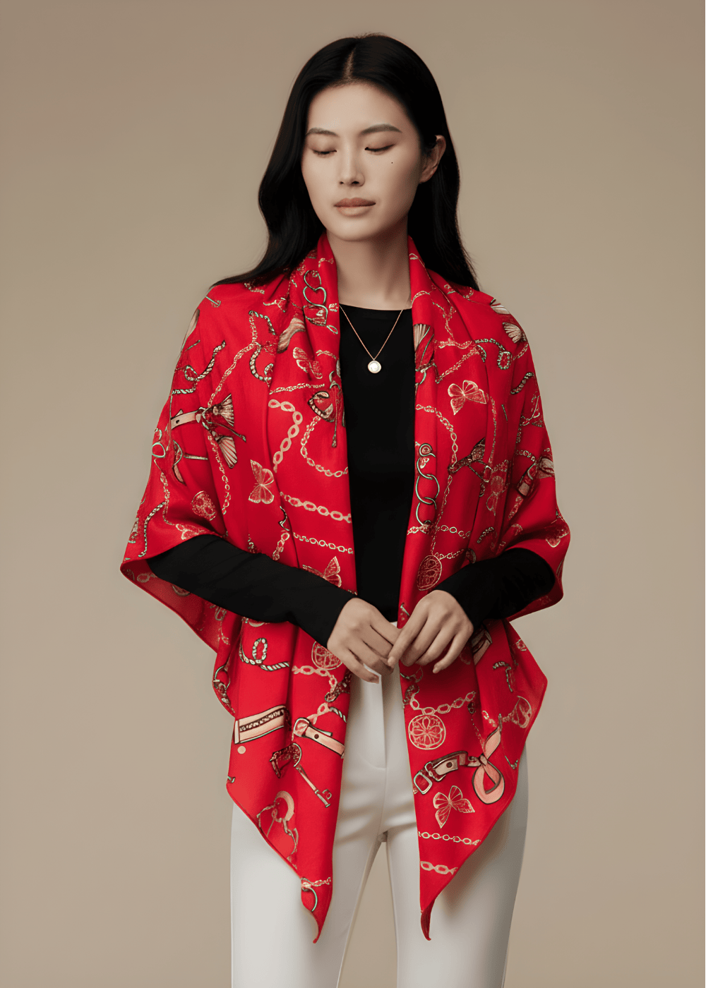 Antiviral Chiffon T Shawl