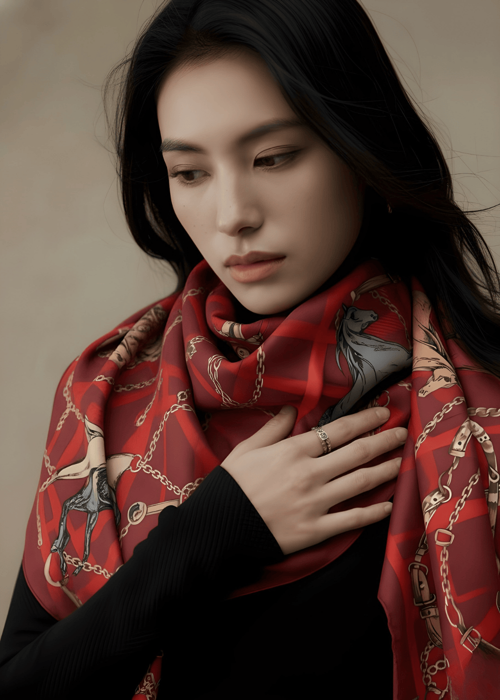 Antiviral Chiffon T Shawl