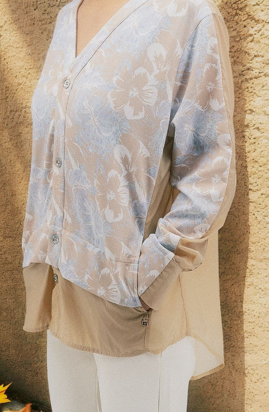 Vertex Soft & Glazed Contemp Cardigan - Prints