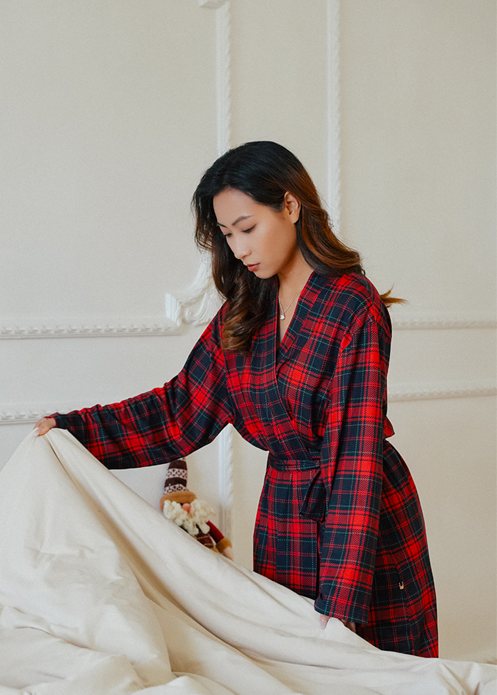 Antiviral Chiffon Lounge Robe