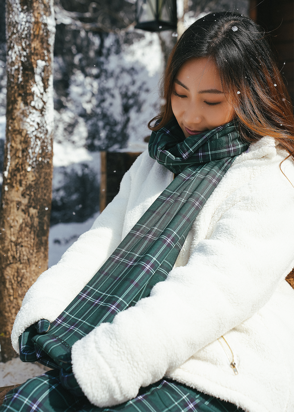 MMZ Antiviral Chiffon Cloud Scarf