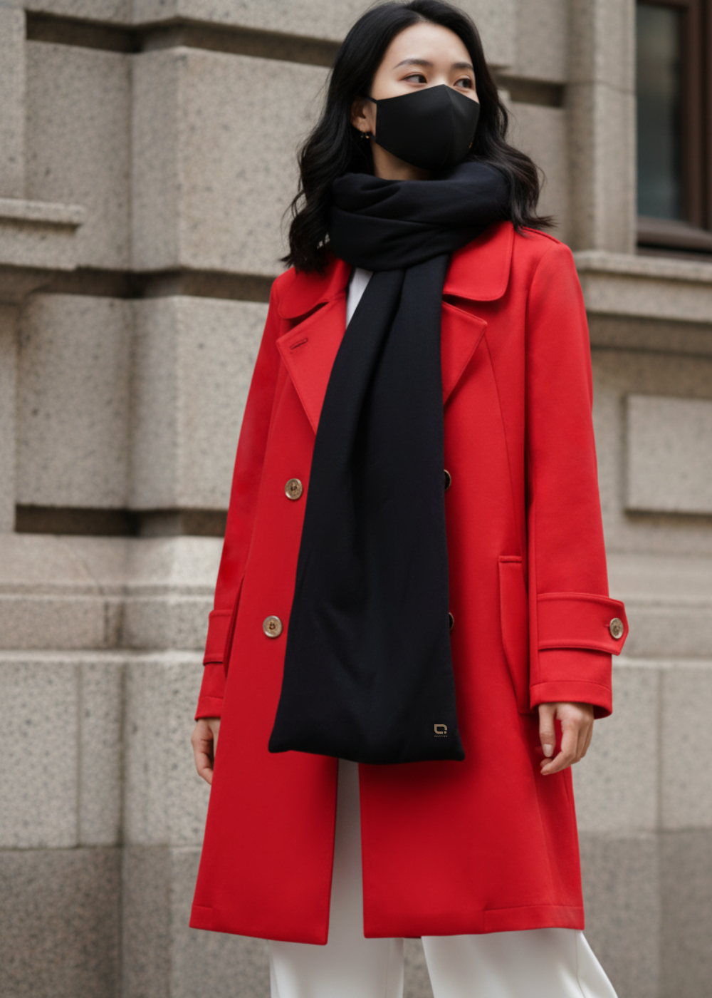 Vertex Chiffon Scarf 28 x 160cm