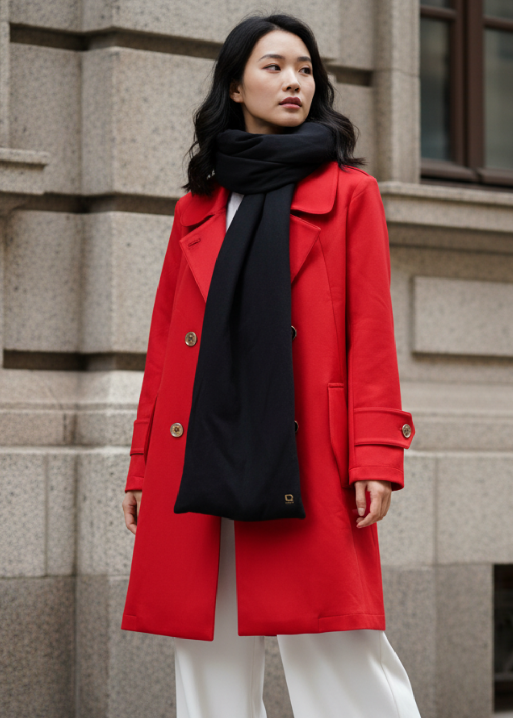 銀織滅毒 雪紡頸巾