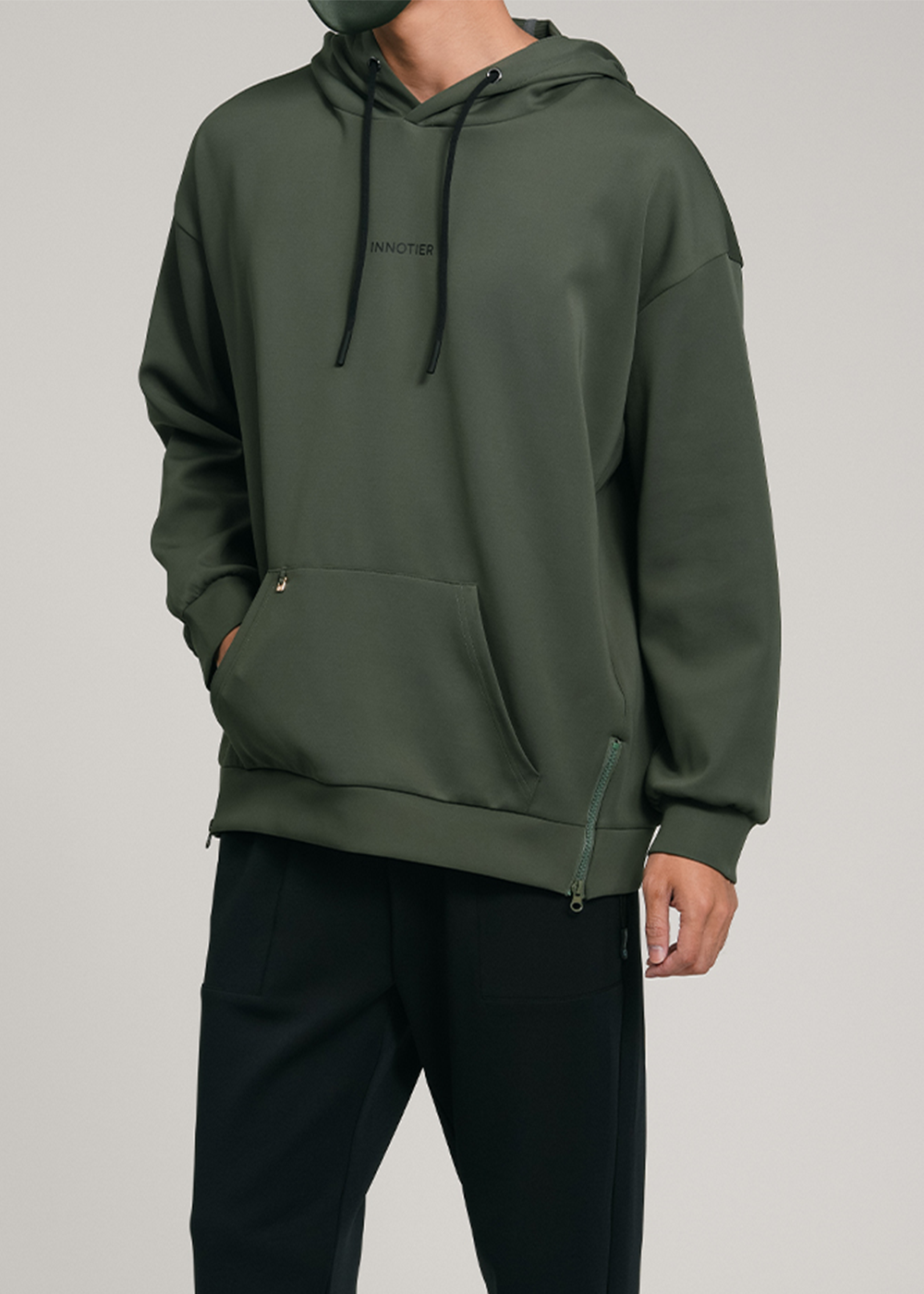 Antiviral Matt Side-Zip Hoodie – INNOTIER Antiviral Matt Side-Zip Hoodie – INNOTIER