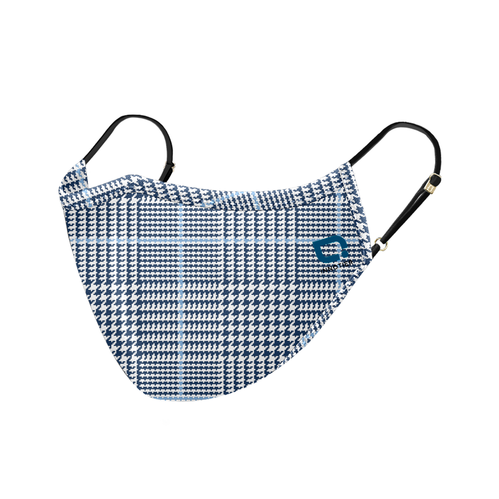 K's Antiviral Reusable SXM99 InnoShield Mask - Black Watch Ocean