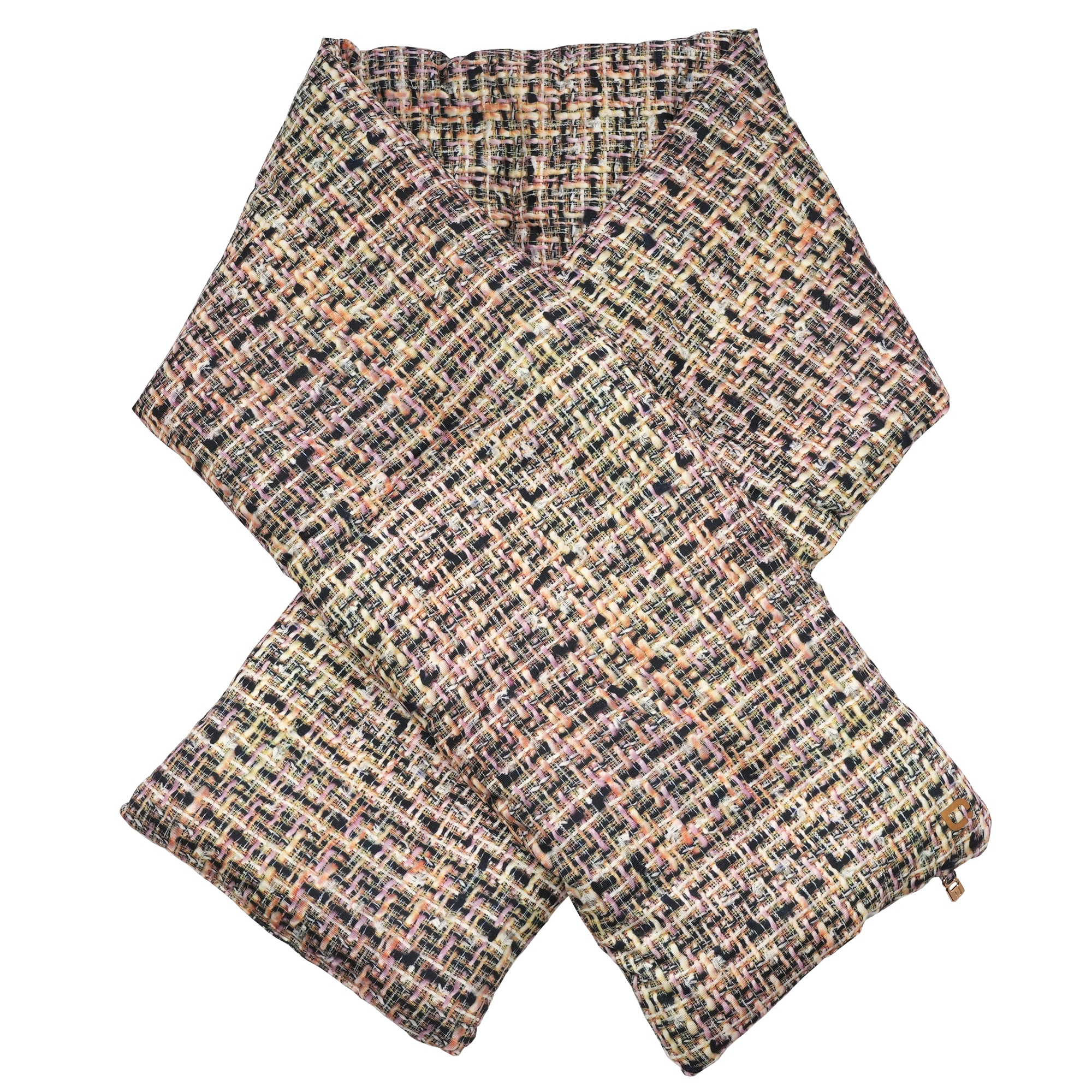 Antiviral Chiffon Scarf – Vintage Tan Tweed