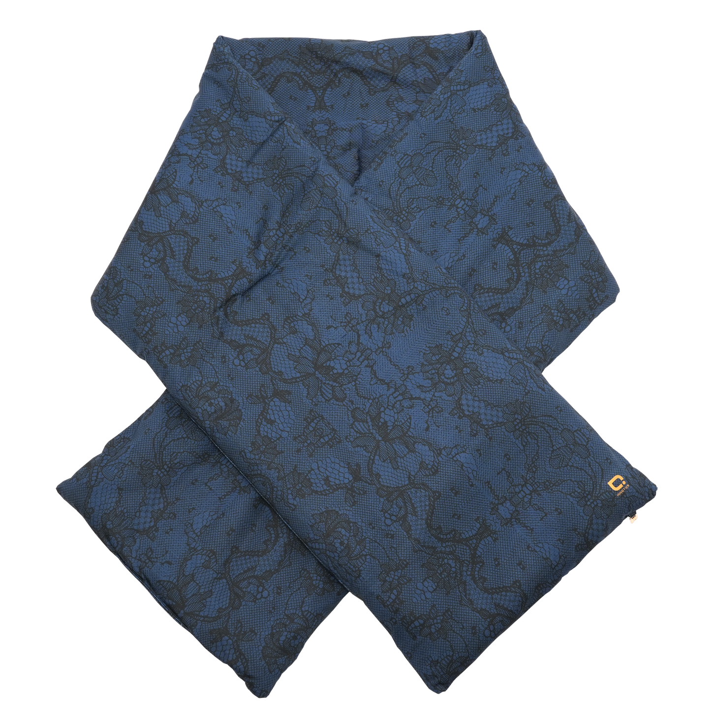 Vertex Chiffon Scarf – Modish Lace Navy