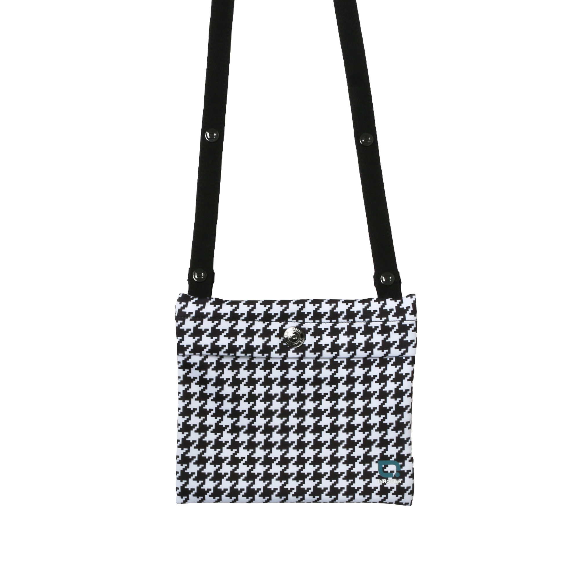 Antiviral Pocket 16+1 – Houndstooth BW