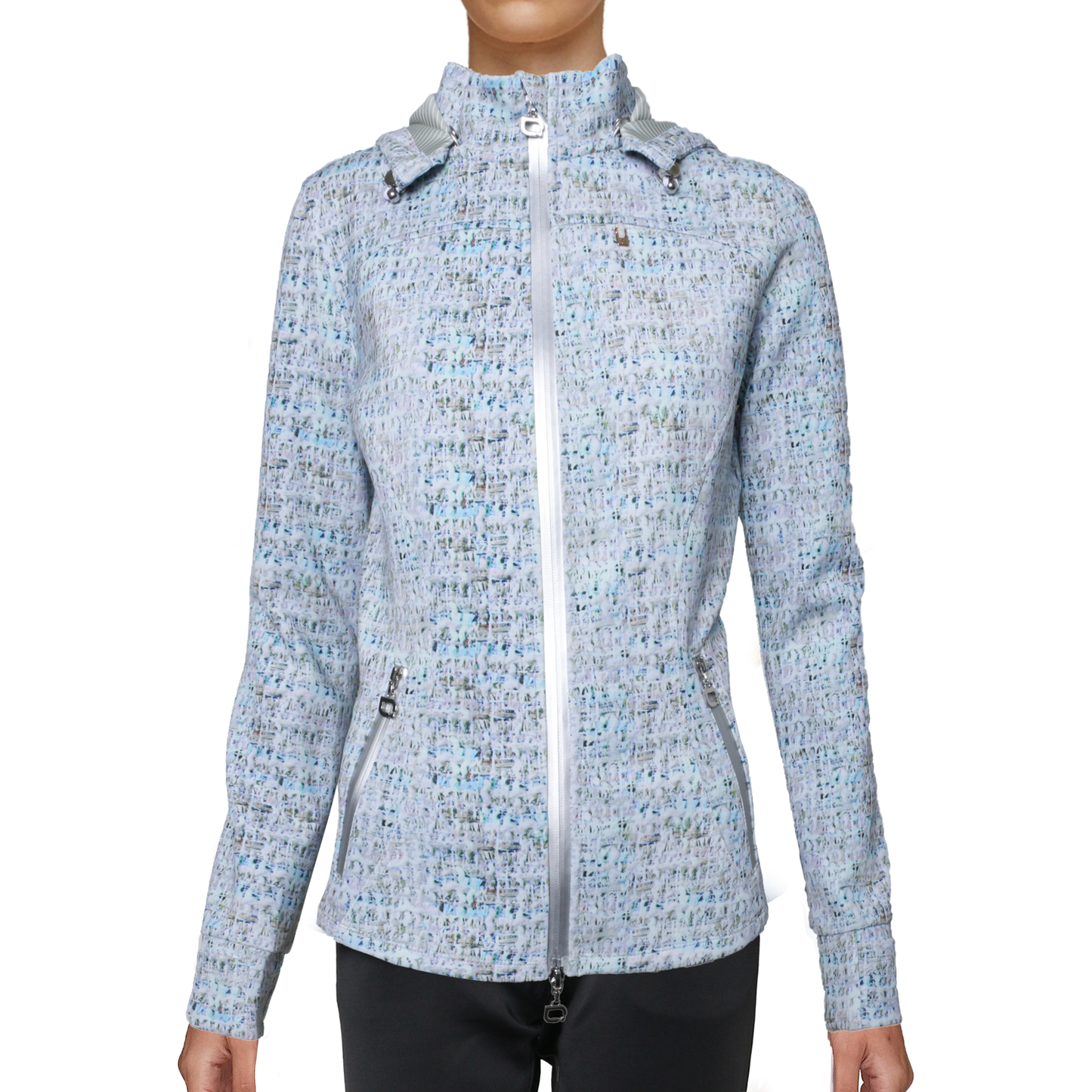 W's Vertex Jacket w detachable hood – Tweed Collection