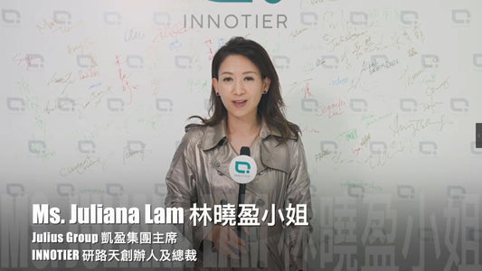 Celebrities visited INNOTIER's Flagship Store in Central, sharing common values