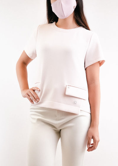 Antiviral Soft Zipper Posh Top