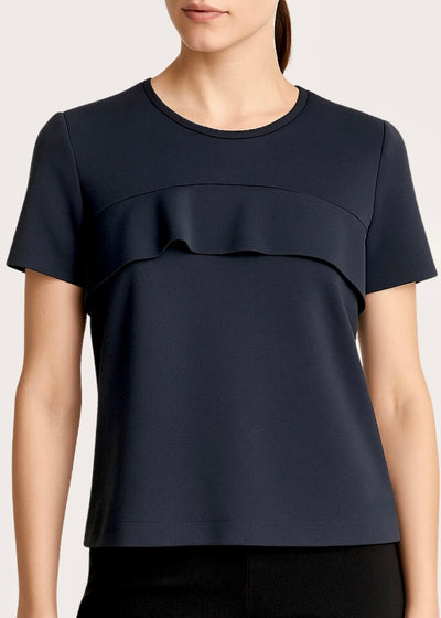 Antiviral Soft Little Ruffles Top