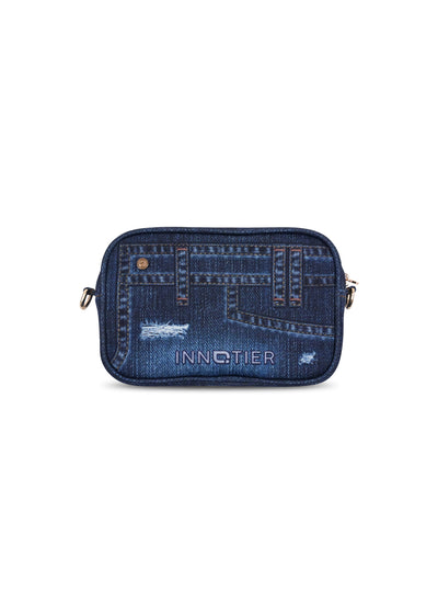 Antiviral Vertex Voyage Pouch – Denim