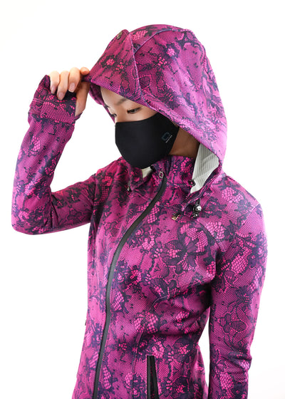 Antiviral Y23 Jacket with Detachable Hood – Lace Collection