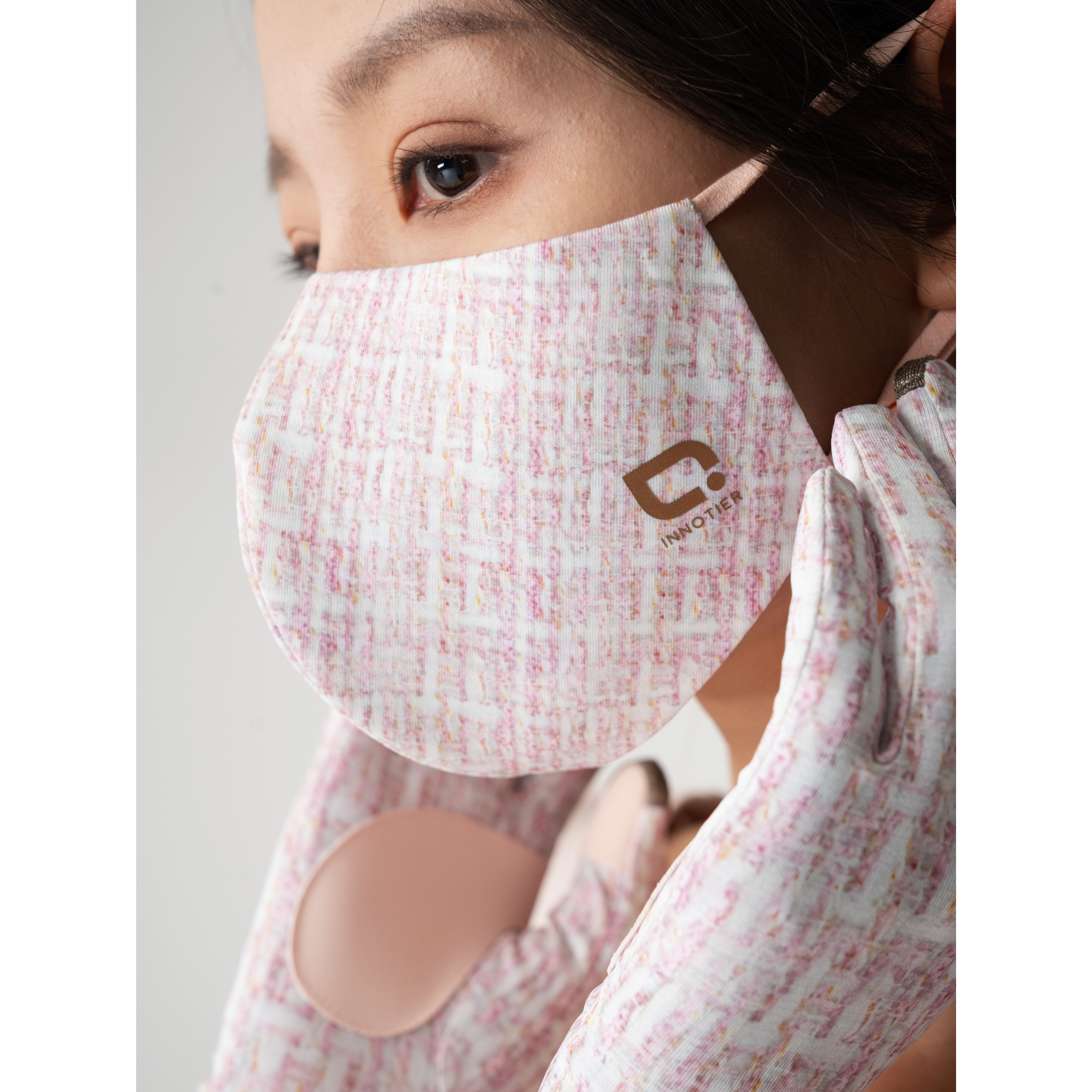 Antiviral Reusable TXM99 InnoShield Mask – Blush Tweed