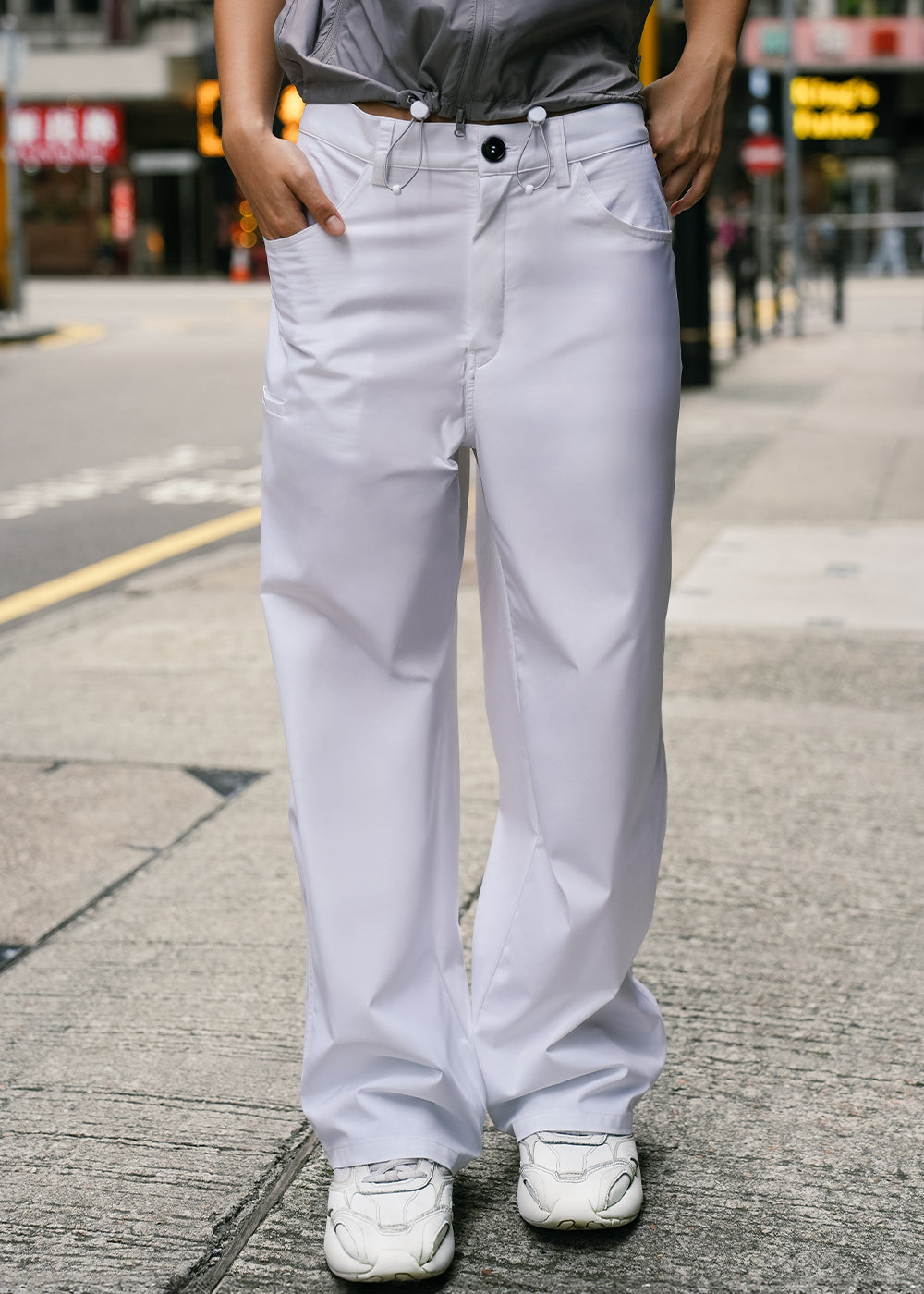 MMZ W Antiviral WR Woven Straight Pants