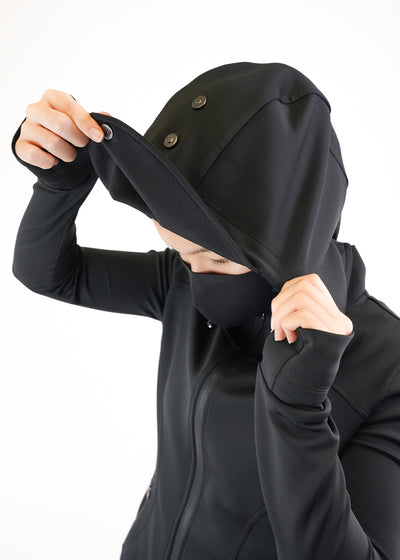 Antiviral Y23 Jacket with Detachable Hood – Solids