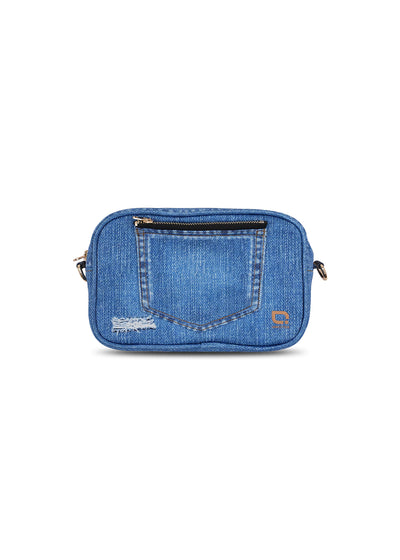 Antiviral Vertex Voyage Pouch – Denim