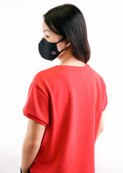 銀織滅毒 柔軟短款上衣