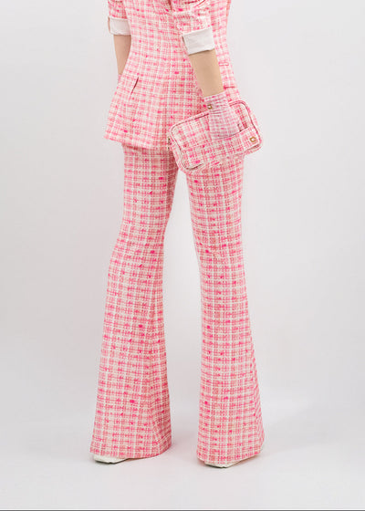 Antiviral Soft SWS Flare Suitpants - Tweed Collection
