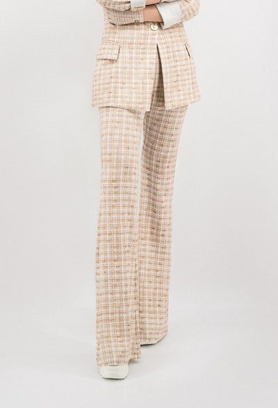 Antiviral Soft SWS Flare Suitpants - Tweed Collection