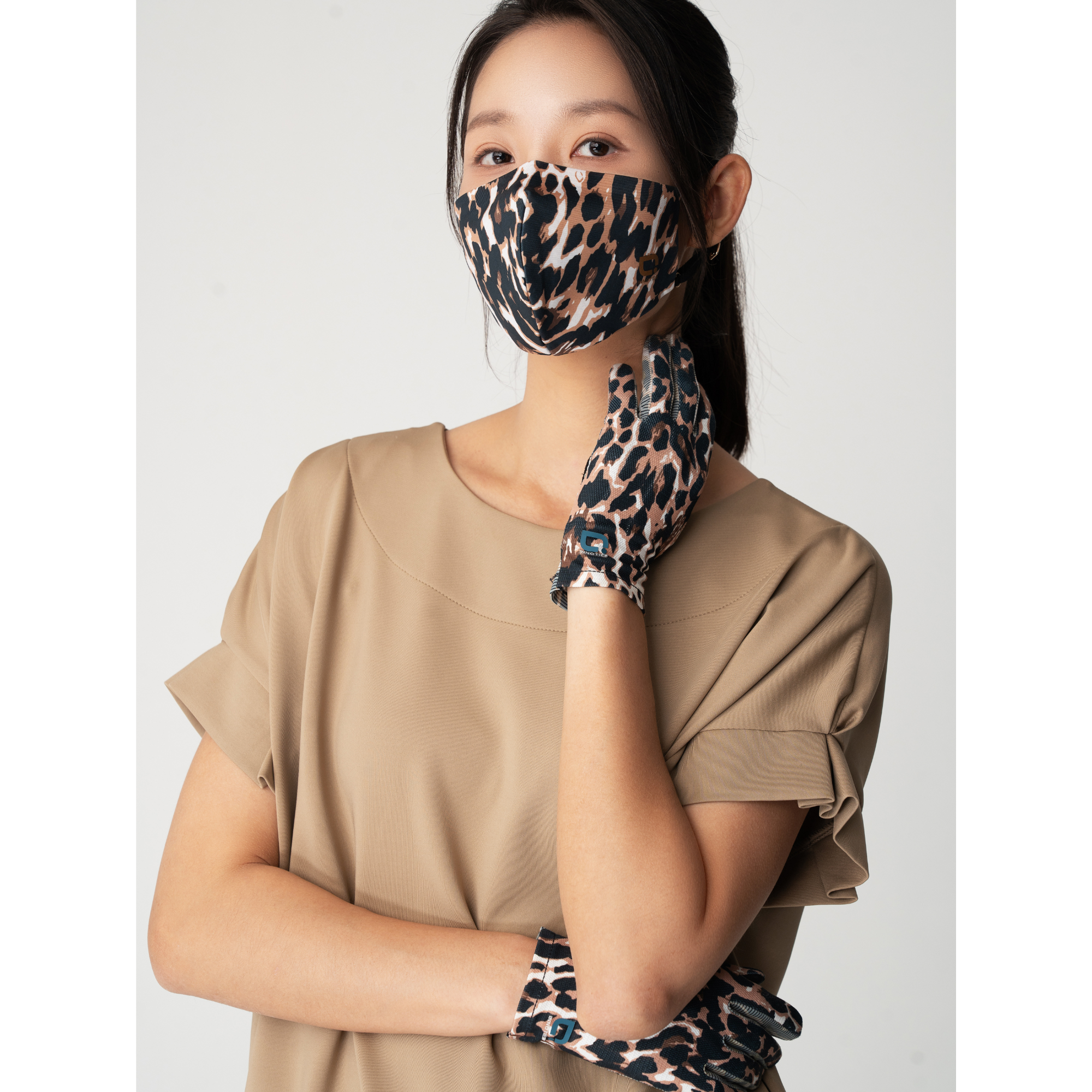 Antiviral Reusable TXM99 InnoShield Mask – Classic Leopard