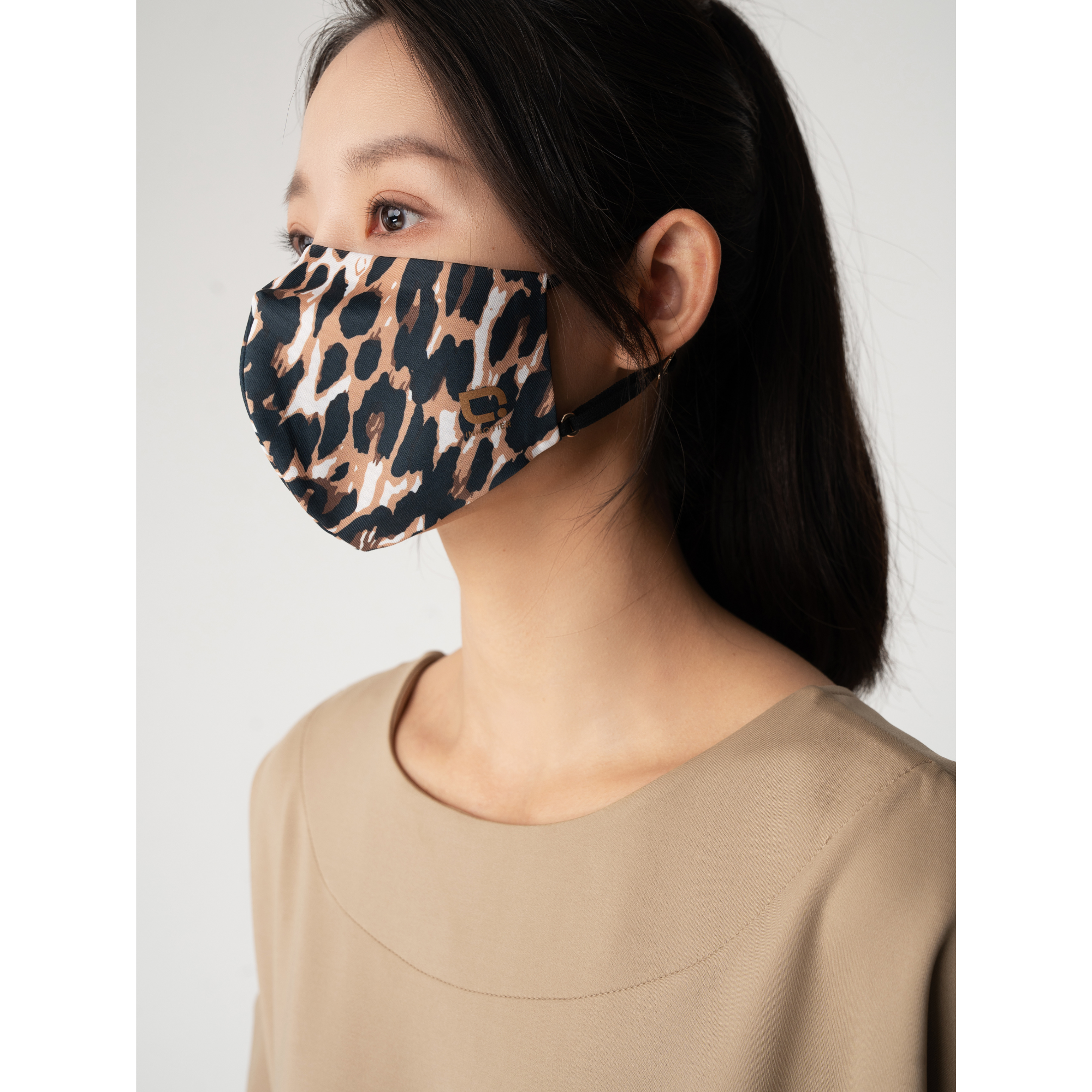 Antiviral Reusable TXM99 InnoShield Mask – Classic Leopard