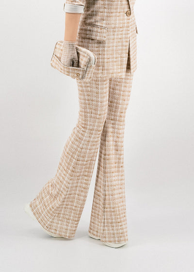 Antiviral Soft SWS Flare Suitpants - Tweed Collection