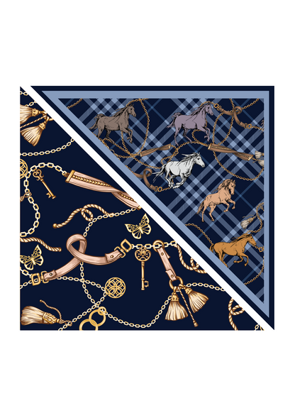 銀織滅毒 雪紡三角披肩