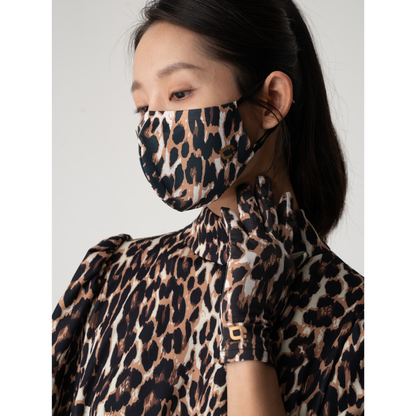 Antiviral Reusable TXM99 InnoShield Mask – Classic Leopard