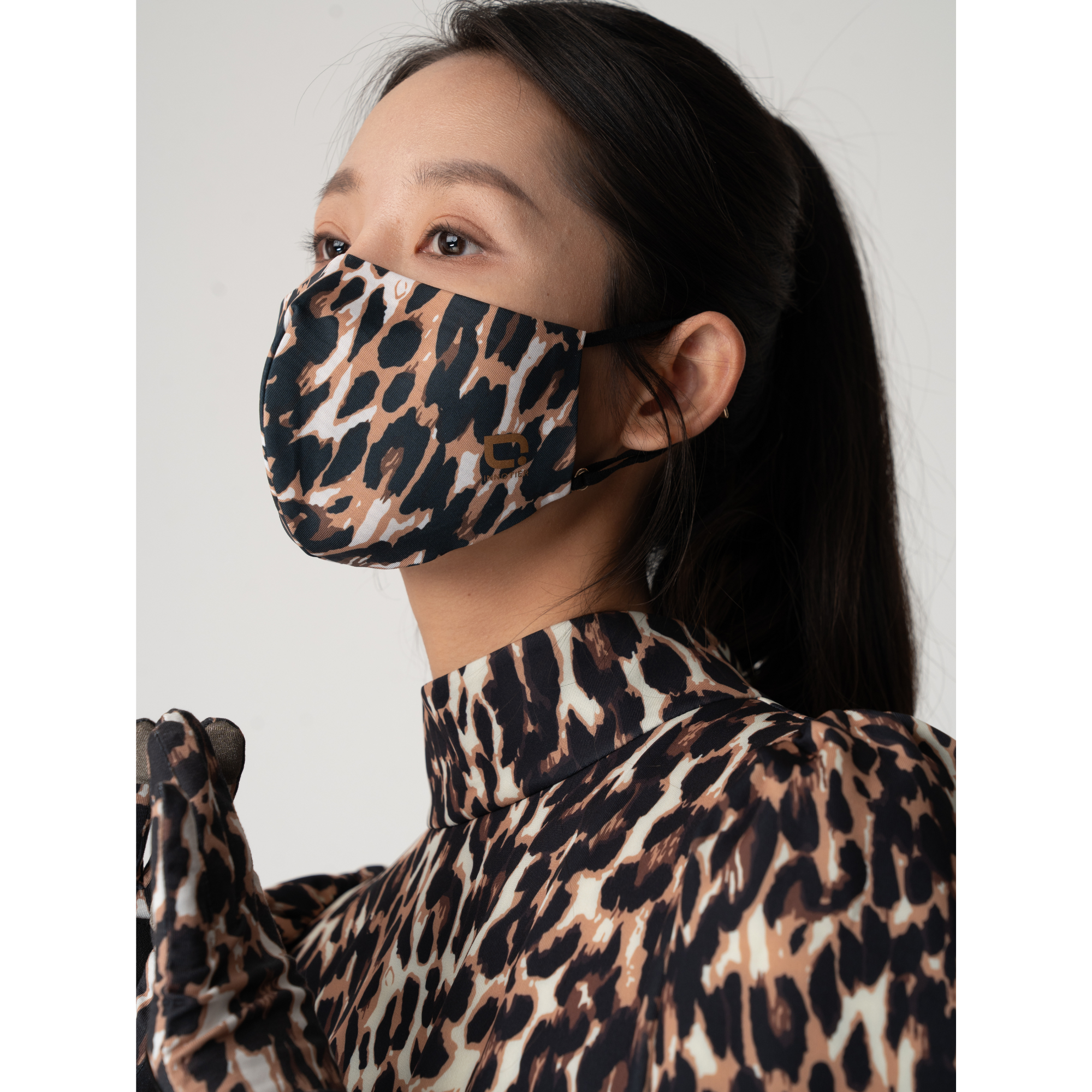 Antiviral Reusable TXM99 InnoShield Mask – Classic Leopard