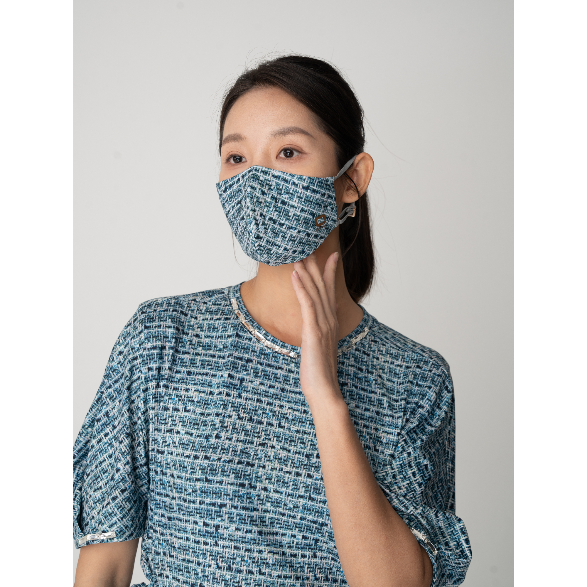 Antiviral Reusable InnoShield Mask TXM99 – Ocean Tweed