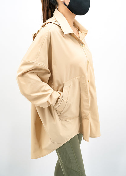 Antiviral WR Oversized Shirt with Detachable Hood