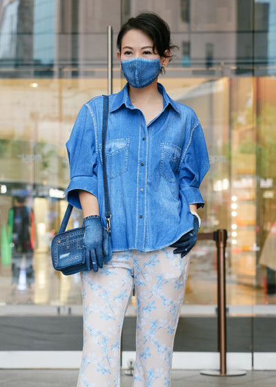 Antiviral Vertex Voyage Pouch – Denim