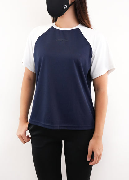MMZ Antiviral Classic Cool Shoulder College Tee