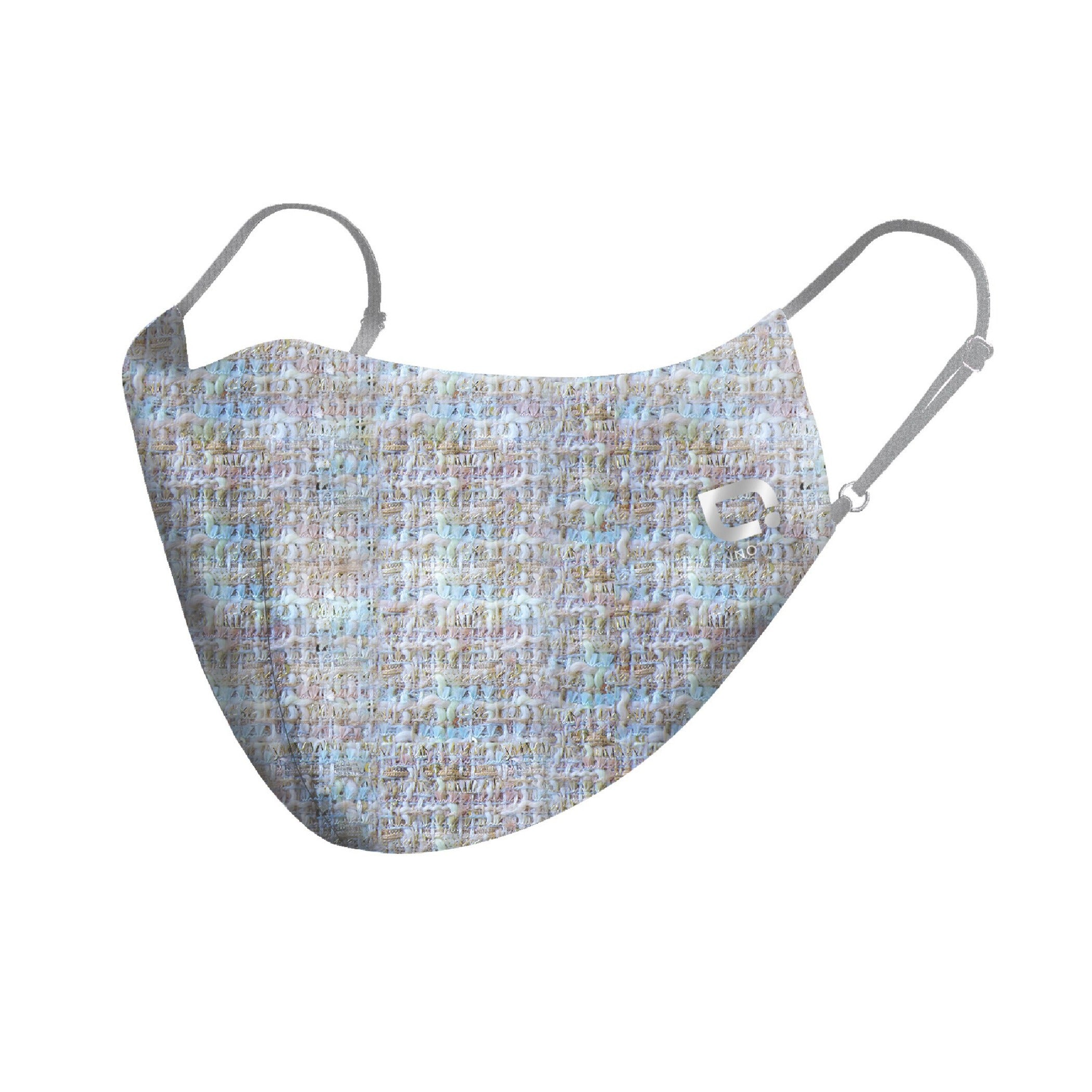 Antiviral Reusable TXM99 InnoShield Mask  – Baby Blue Tweed