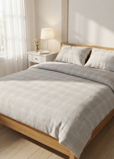 Antiviral 4 Piece Chiffon Bedding Set